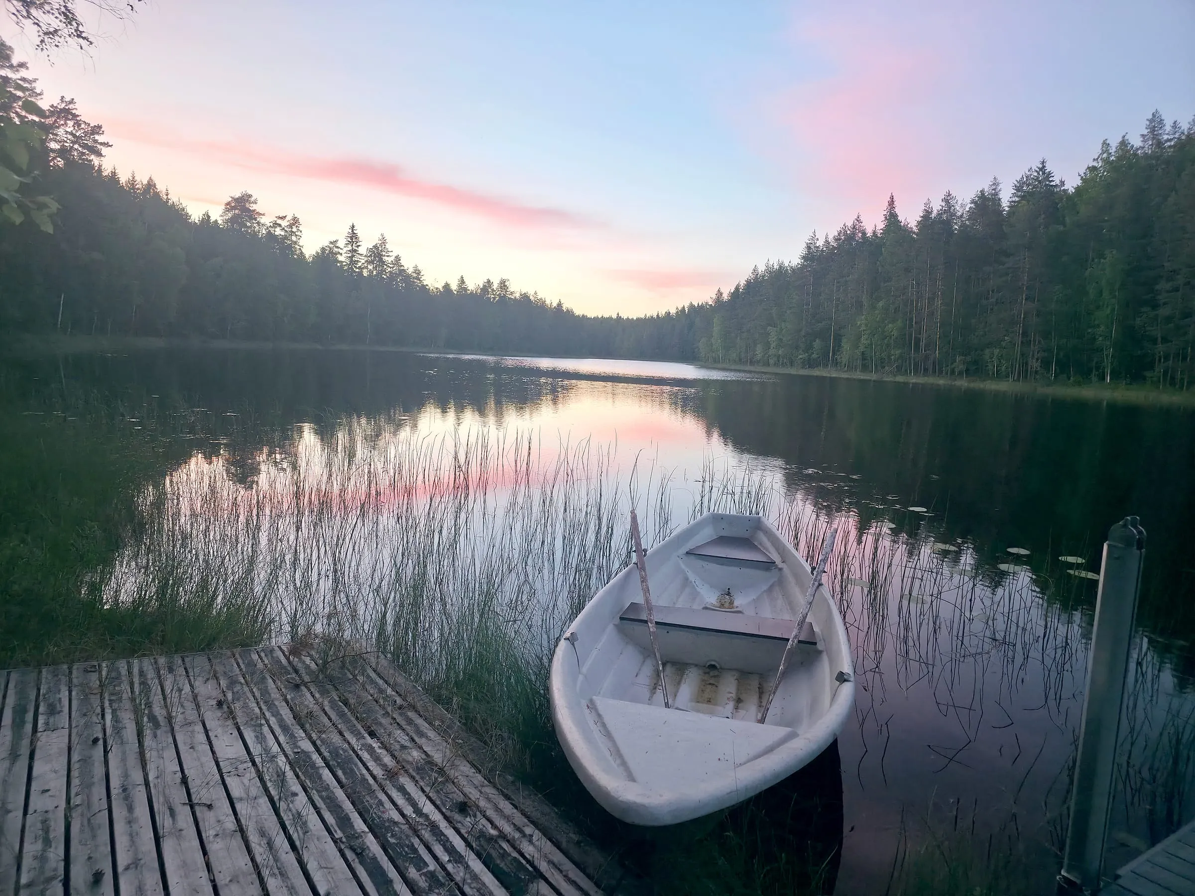 Soutuvene järvellä